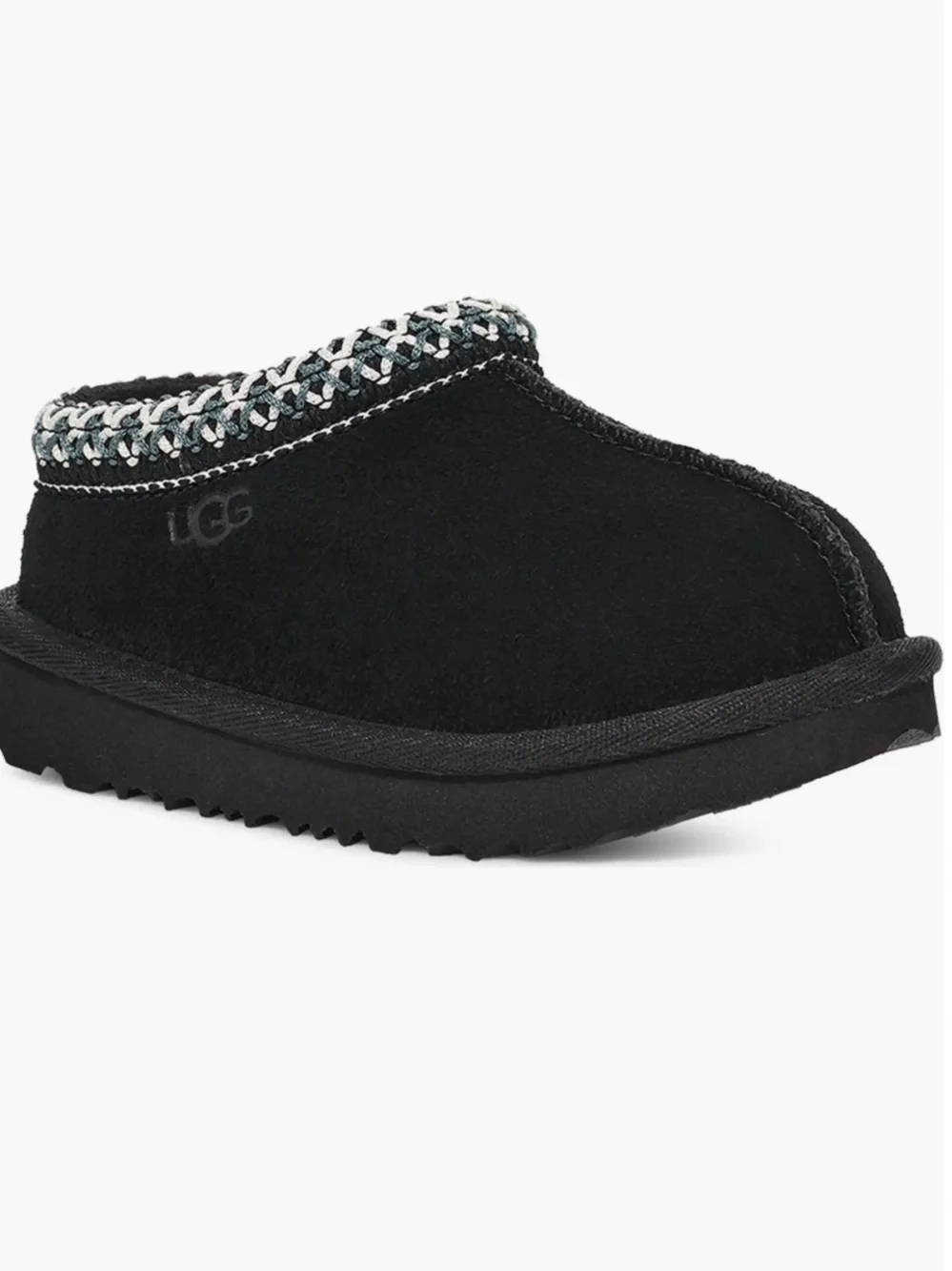 UGG Black Toddler Tasman slipper